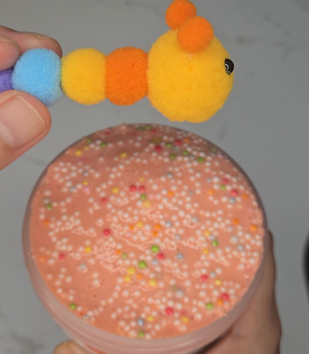 Caterpillar cupcake